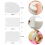 11In Rotating Cake Turntable for Decorating -6Pcs Kit 6