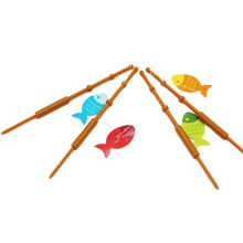 40 PeçAs DecoraçãO de Mini Vara Peixe Pequeno Pescador Escolhas Pesca Suprimentos para Festa Toppers Cupcake