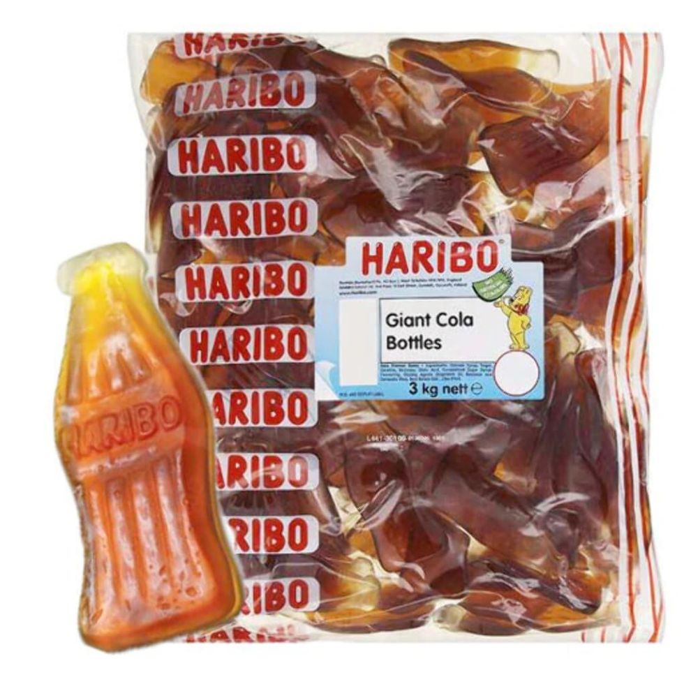 Haribo Giant Cola Bottles 3Kg (Pack Of 1)