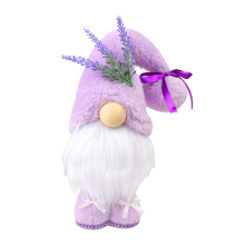 Gnomes SuéDois Lavande DéCoration pour Violet Pastel éTé Plateau à Plusieurs Niveaux en Peluche DéCor Nordique
