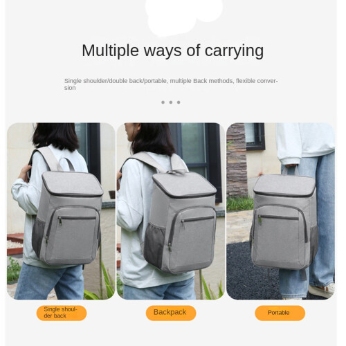 Backpack Coolers Insulated Leak Proof, Waterproof Thermal Bag, Black 2