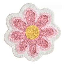 Bloemen Badkamertapijten Mat, Luxe Superzachte Absorberende Microvezel Badmatten voor Badkamer, Douche op de Vloer, 2,6 Ft