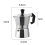Ευρωπαϊκός εξοπλισμός καφέ αλουμινίου Moka Pot (50 ml) 7