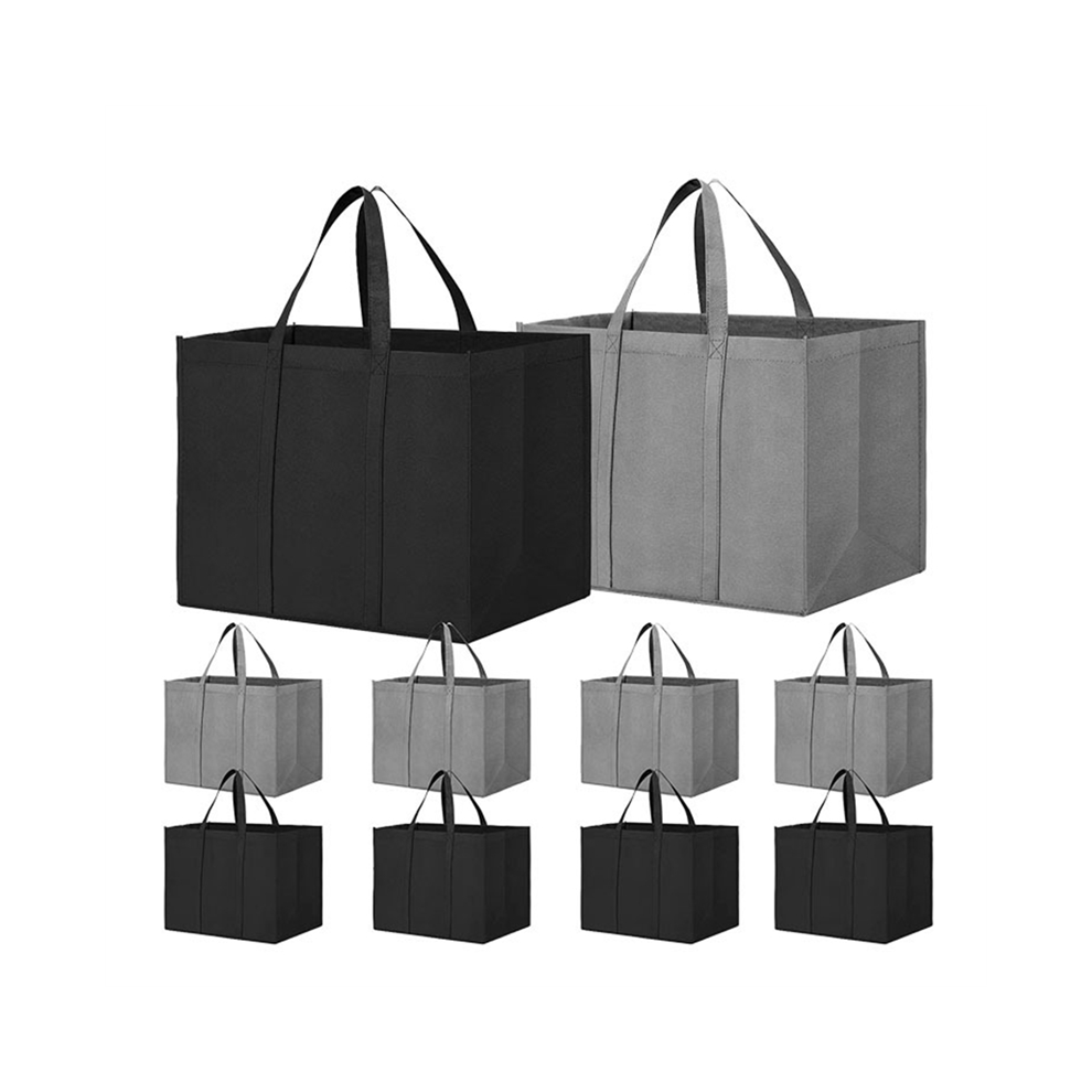 Reusable Grocery Bags 10 Pack, 35L Large Shopping