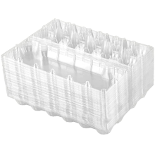 Confezione da 60 Cartoni per Uova in Plastica Economici Bulk Una Dozzina di Vuoti Trasparenti Gallina