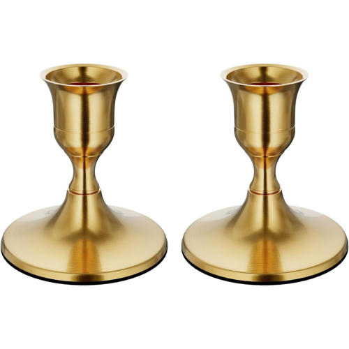 Taper Candle Holders,Vintage Metal Candlestick Holders,B 1