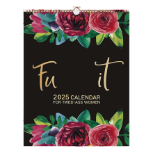 Calendário - It 2025 para Mulheres Cansadas, de Parede Casa Cansada e À Mão