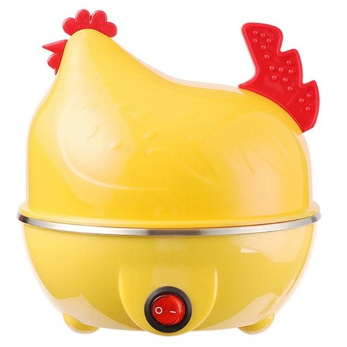 Multifunktionaler Eierkocher, Eierdampfer, Automatische Abschaltung, Gekochtes Ei, EU-Stecker 1