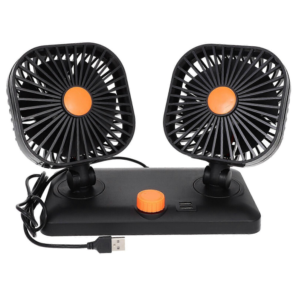 Kricely (25X17x7cm, One Size) Car Usb Fan Professional Vehicle Cooling Fan Small Silent Fan For Summer
