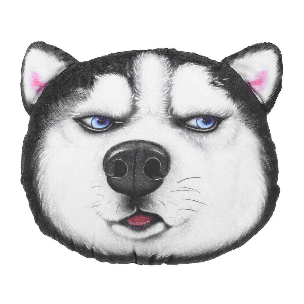 Kricely (As Show, One Size) Car Headrest Pillow Creative Dog Head Car Seats Neck Cushion Car Seats Neck Pillow