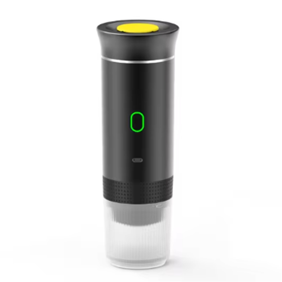 3 en 1 Mini Sans Électrique Portable Machine à Café pour Voiture et Camping Domicile Voyage Capsule Cafetière Noir