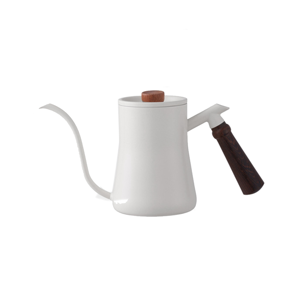 Coffee Pot Milk Frothing Pitcher Jug Gooseneck Kettle Spout White