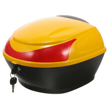 (As show, One size) Motorcycle Tail Box Small Motorcycle Rear Storage Box Universal Motorcycle Trunk