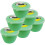 (Mint Green) ½ Pint Plastic Steamed Pudding Basins with Lids 1