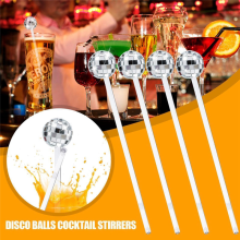 24Pcs Disco Ball Stirrers for Home Drink