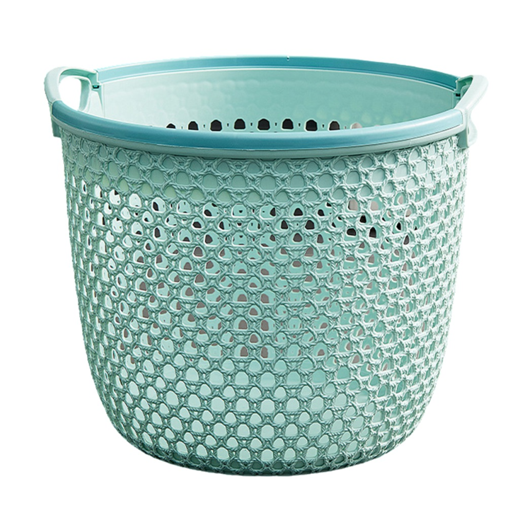 Panier à Linge Sale Portable, de Rangement pour Vêtements Sales, Grand Bleu Clair