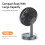 Digital Display Office Mini Desktop Night Light Electric Fan White 3