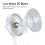 Digital Display Office Mini Desktop Night Light Electric Fan White 5