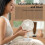 Digital Display Office Mini Desktop Night Light Electric Fan White 4