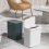 Trash Can Touchless Sensor Crevice White 8