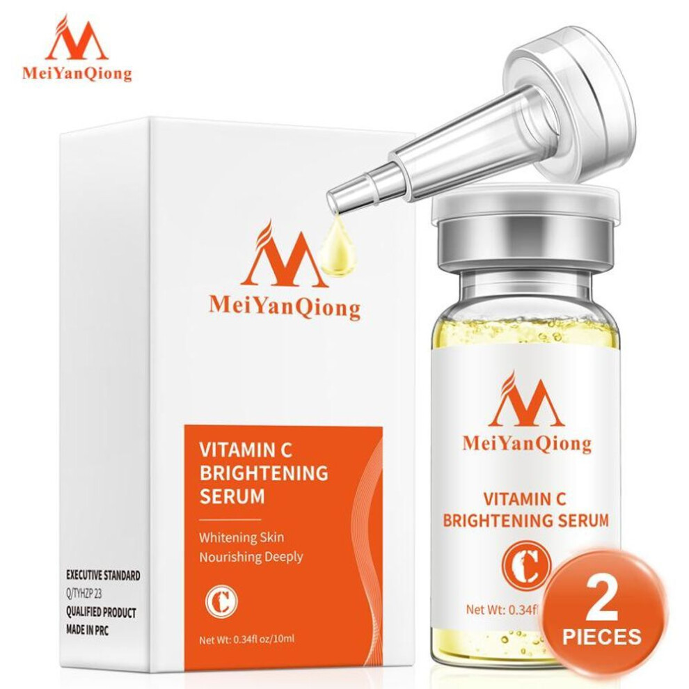(2pcs) Super Skin Care Vitamin C Whitening Anti Wrinkle Facial Serum Anti Aging Moisturzing Serum Face Care Vc Essence