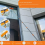 Extended Window Cleaning Kit 2-in-1 Double-Sided Glass Mop 5