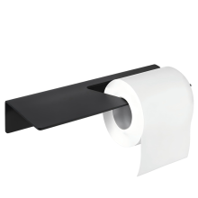 Black Toilet Paper Holder, Adhesive Holder Wall Mount