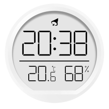 LED Digital Wall Clock Temperature Humidity Date Display Electronic B