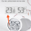 LED Digital Wall Clock Temperature Humidity Date Display Electronic B 3