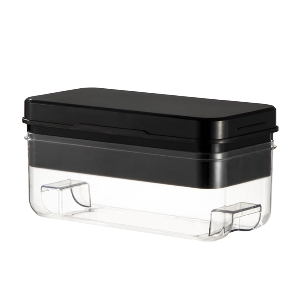 8 Bingge Ice-Storage E Ice-Making Box Vassoio Per Ghiaccio Con Coperchio Congelatore Frozen Ice Artifact Nero