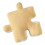 Plush Puzzle Pillow Irregular Shape Fun Yellow 2