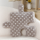Puzzle Cushions, Polka Dot Pillows, Sofa Bed Decorations Green 5