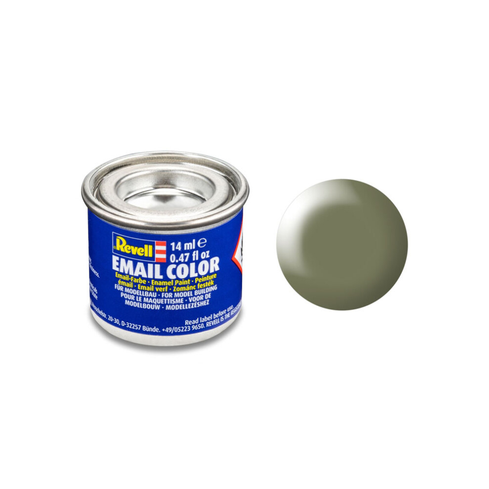 New Revell Silk Greyish (Ral 6013) Email Colour 14Ml Model Paint No.362 Green