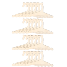 Houten Kinderhangers, 20 Stuks Babykleerhanger voor Kleding 9In Kinderbaby Peuter Kinderen Hangers, en Broek