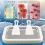 Instant Rolling Ice Yogurt Machine, Cream Fruit Sorbet Green 4