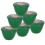 (Emerald Green) 1 Pint Plastic Steamed Pudding Basins with Lids 1