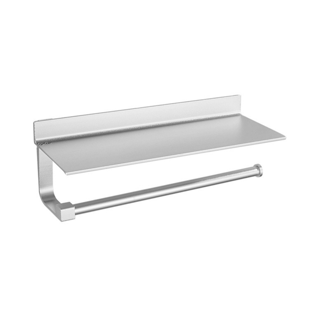 Porte-Serviettes pour Salle de Bain en Papier Support Mural Argent