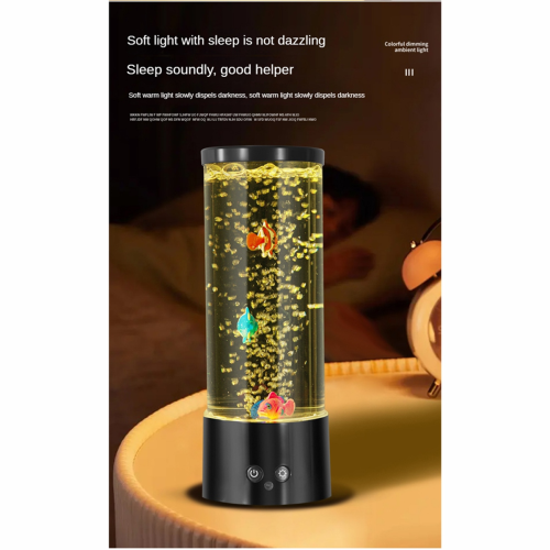 Mini RGB Bubble Fish Lamp Tank Aquarium 2