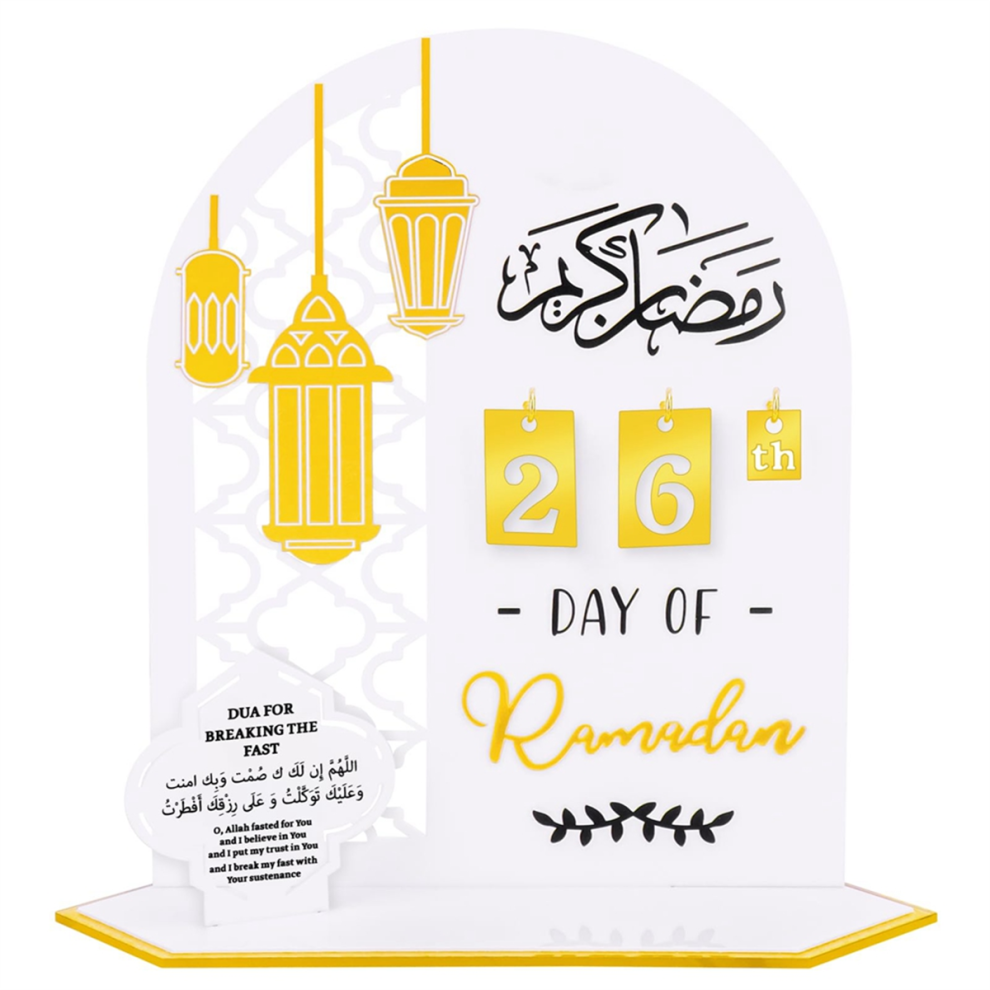 Calendario 'Avvento Ramadan, Decorazioni Diy Per Calendari Con Conto Alla Rovescia La Casa, 30 Giorni Fino All'eid, Regalo Ramadan Bambini,