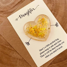 2 Piezas un Peque?O Bolsillo Tarjetas de Abrazo Decoraci?N del Amor Fomento Especial Fiesta Bodas Cumplea?Os Regalo San Valent?N para la Familia