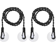 Corde à Linge Extensible, de Voyage, Camping Rétractable Portable avec Crochet et Ventouse