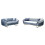 MN Furniture (Grey) Royal Modern Design Plush Velvet 3+2 Sofa Set 1