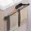 Towel Rail No Drilling Extendable for Gluing, Black 4