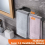 Towel Rail No Drilling Extendable for Gluing, Black 7