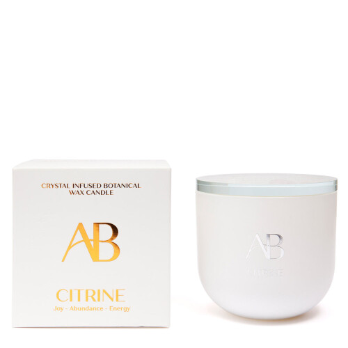 Aromabotancial Crystal Candle - Citrine