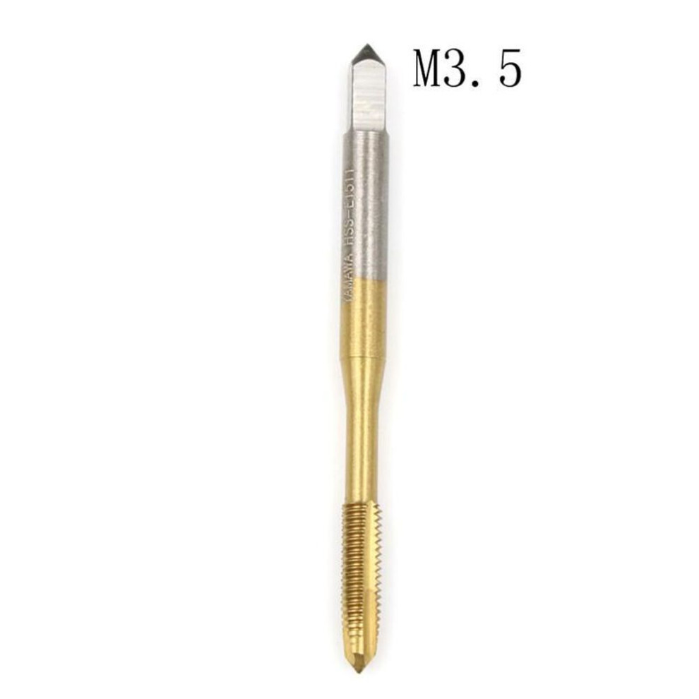(M3.5) M2/m2.5/m3/m3.5/m4/m5/m6/m8 Hss Metric Straight Flute Thread Screw Tap Plug Tap