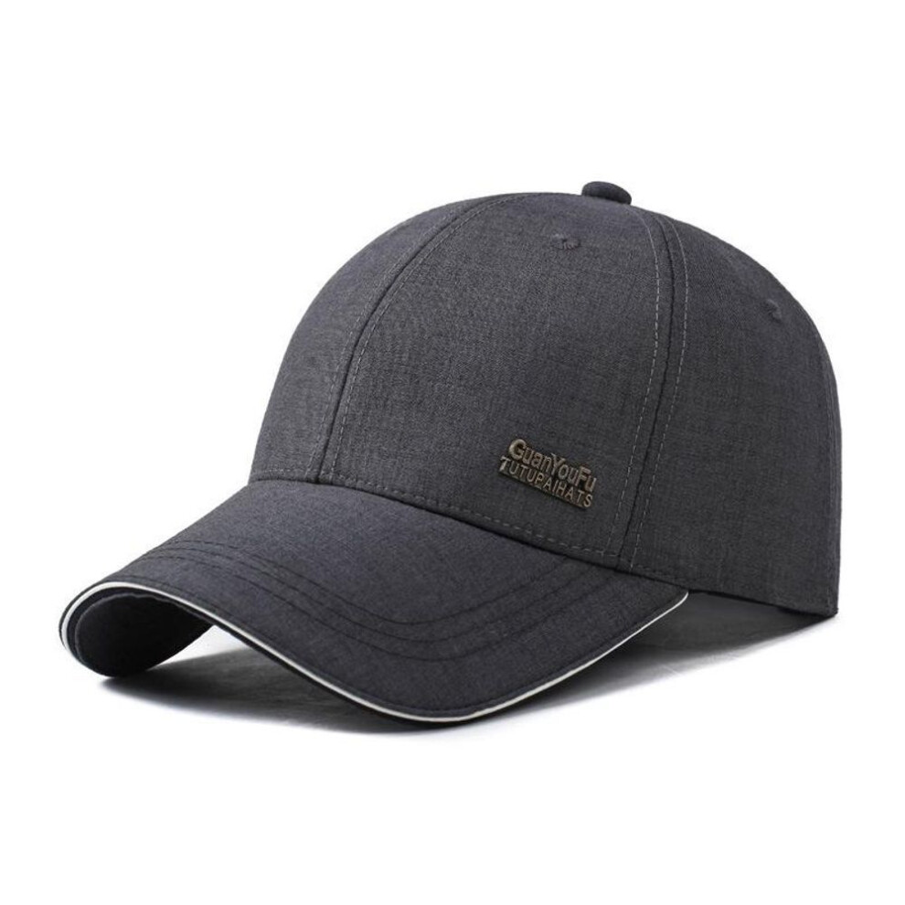 (dark gray, 56-60cm) [northwood] Classic Solid Mens Baseball Caps Women Casual Summer Cap Snapback Hip Hop Trucker Cap