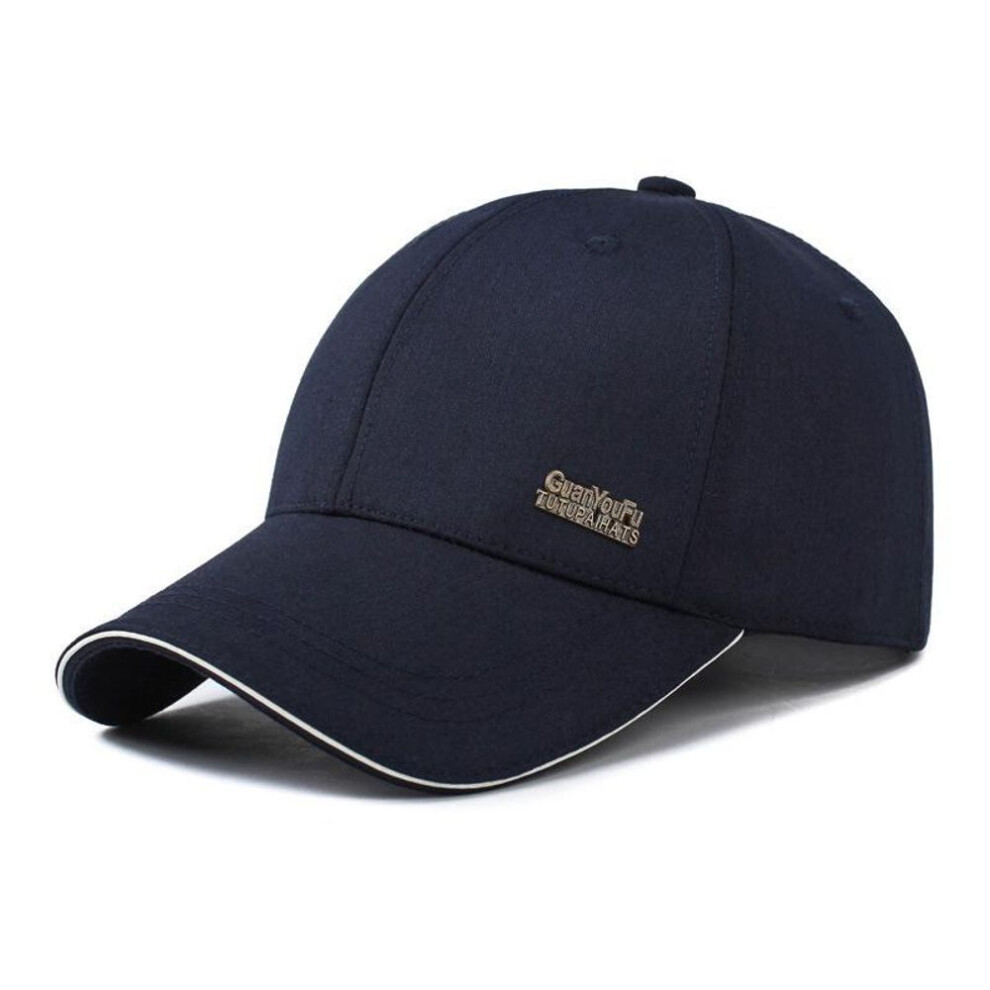 (dark blue, 56-60cm) [NORTHWOOD] Classic Solid Mens Baseball Caps Women Casual Summer Cap Snapback Hip Hop Trucker Cap