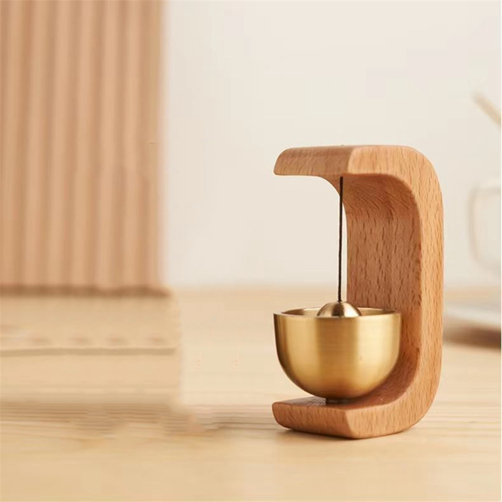 Door Chime For Entrance,3Pcs Wooden Doorbell Shopkeepers Bell 4853542373073