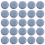 48Pcs 25mm Έπιπλα Glides Αυτοκόλλητες ράβδοι καρέκλας PTFE για εύκολο (στρογγυλό) 1